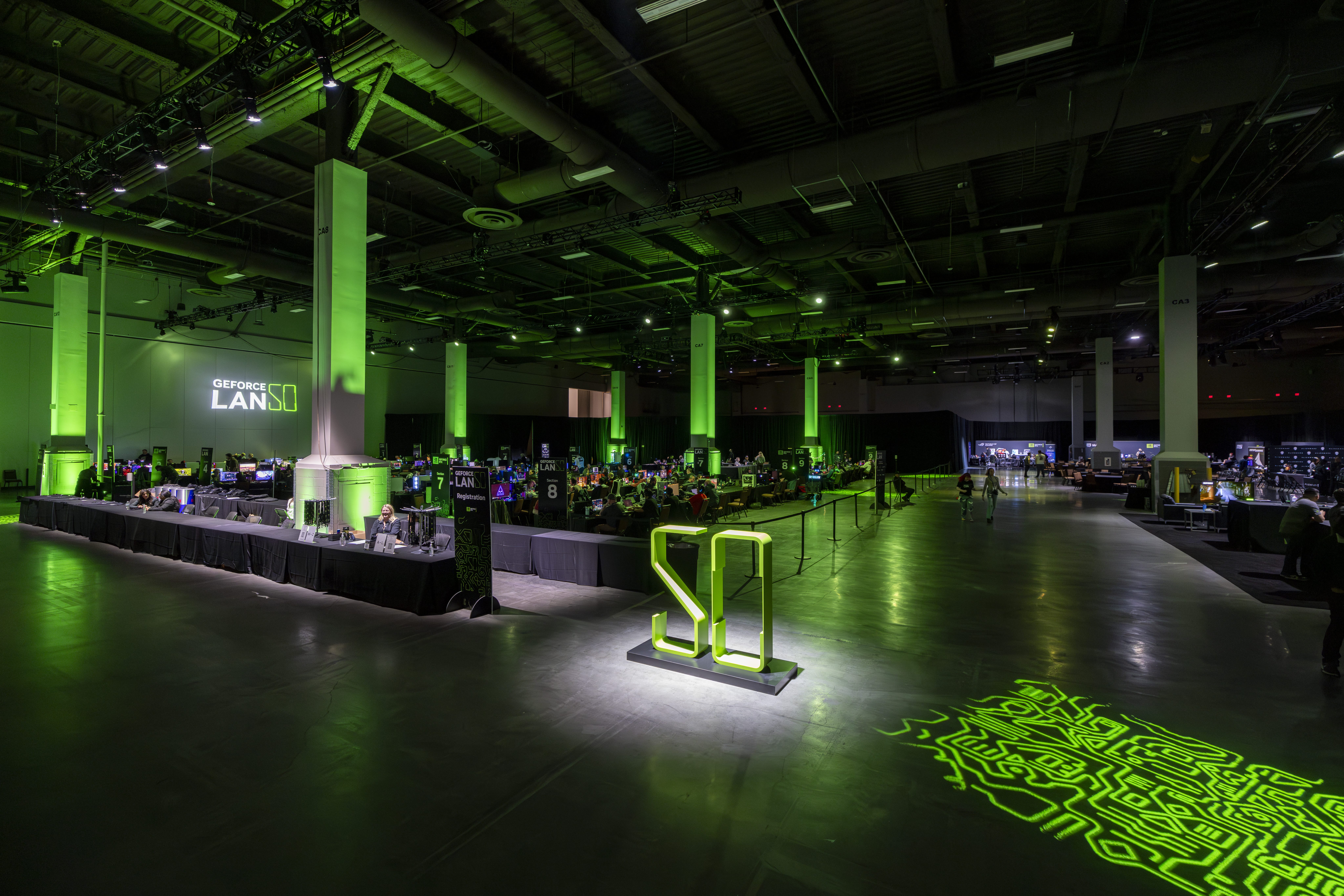 NVIDIA GeForce LAN 50 at CES 2025